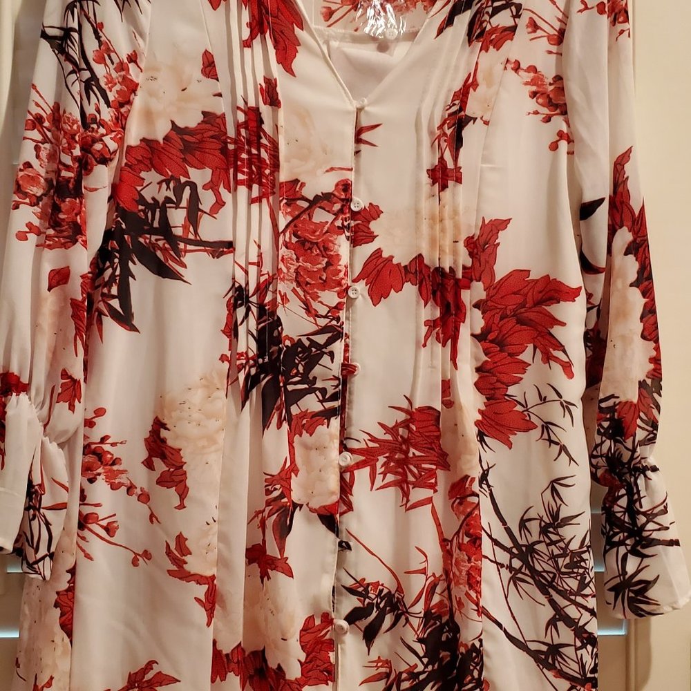 Misses - Size L - silk lined Blouse